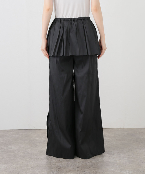 sara mallika(サラ マリカ)の「【SARA MALLIKA/サラマリカ】POLLY TAFFETA FRILL PANTS(その他パンツ・レディース・ブラック・MEDIUM)」の13枚目の写真