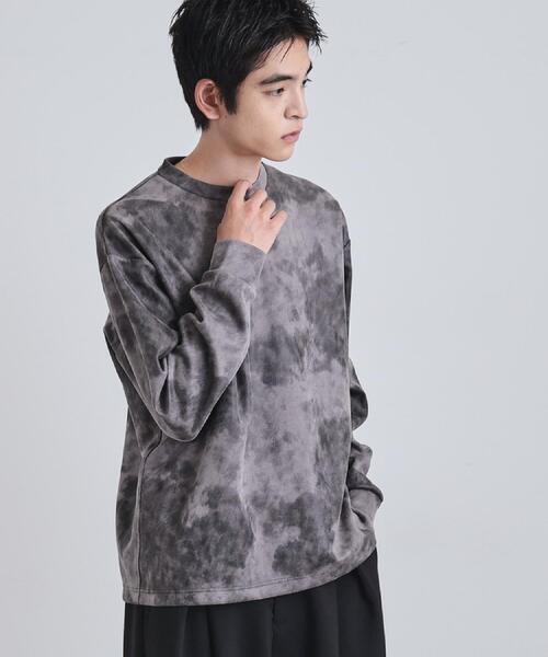 tk.TAKEO KIKUCHI（ティーケータケオキクチ）の「ヴィンテージライクプリント クルーネックカットソー（Tシャツ/カットソー・メンズ・ブラック/オフホワイト/グレー/ダークブラウン・03/02/01）」の14枚目の写真