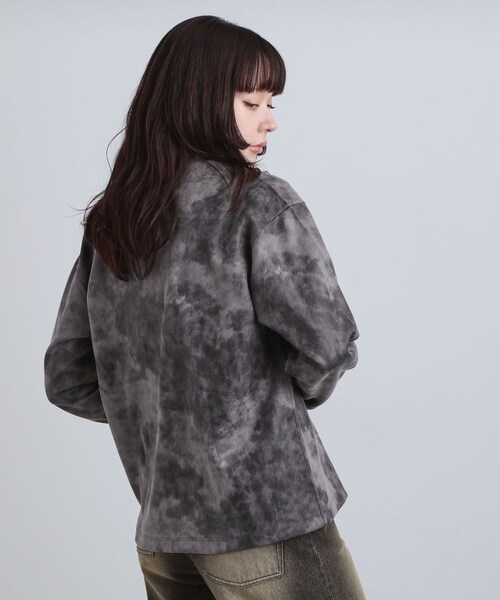 tk.TAKEO KIKUCHI（ティーケータケオキクチ）の「ヴィンテージライクプリント クルーネックカットソー（Tシャツ/カットソー・メンズ・ブラック/オフホワイト/グレー/ダークブラウン・03/02/01）」の18枚目の写真