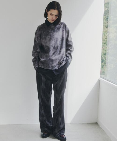 tk.TAKEO KIKUCHI（ティーケータケオキクチ）の「ヴィンテージライクプリント クルーネックカットソー（Tシャツ/カットソー・メンズ・ブラック/オフホワイト/グレー/ダークブラウン・03/02/01）」の20枚目の写真