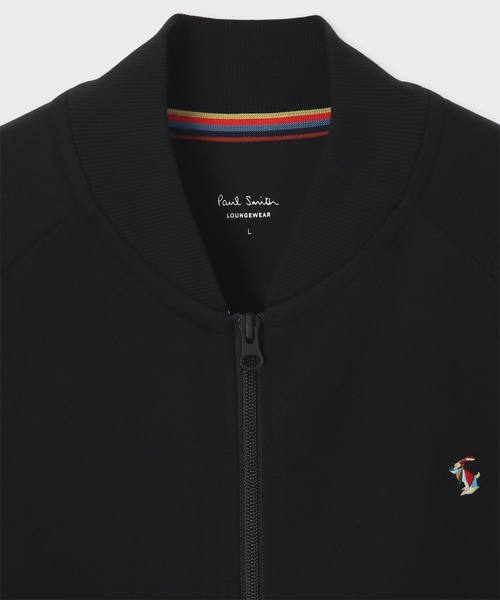 Paul Smith(ポールスミス)の「エステルレーヨンダンボール ジップアップブルゾン【853291 7119A】(ブルゾン・メンズ・ネイビー/ブラック/ブラウン・LARGE/MEDIUM)」の4枚目の写真