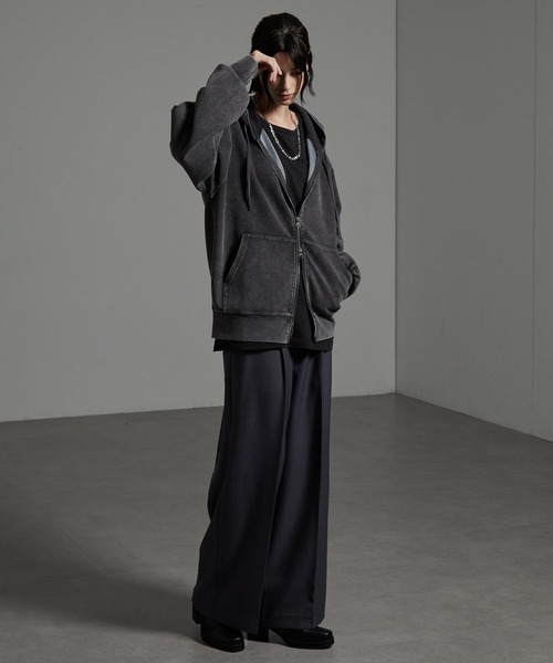 CIYOT-シヨウト-】ヴィンテージ加工ケミカルウォッシュ ダブル