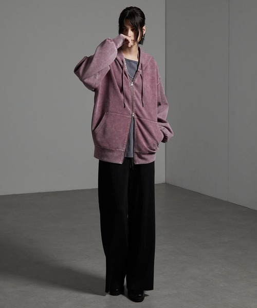 ▼25SS✨美品✨クリステンセンドゥノルド【2】F-329 ダブルジップパーカー ▽25SS✨美品✨クリステンセンドゥノルド【2】F-329 ダブルジップ