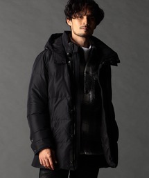 NICOLE CLUB FOR MEN（ニコルクラブフォーメン）の「ストレッチシャンブレー ダウンブルゾン（ダウンジャケット/コート・メンズ）」