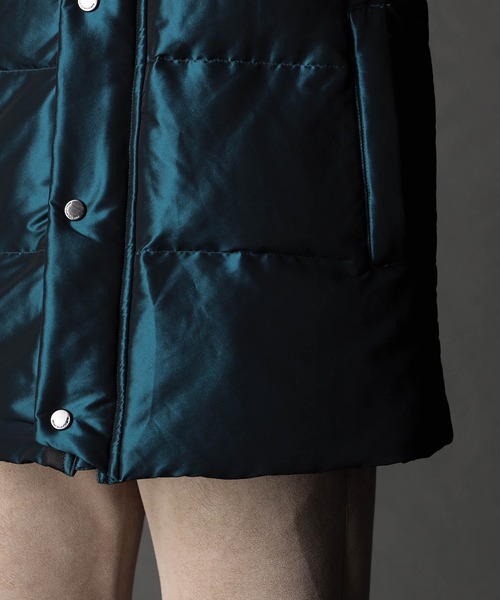 NICOLE CLUB FOR MEN（ニコルクラブフォーメン）の「ストレッチシャンブレー ダウンブルゾン（ダウンジャケット/コート・メンズ・ブラック/ブルー系/ネイビー・MEDIUM/X-LARGE/LARGE）」の15枚目の写真