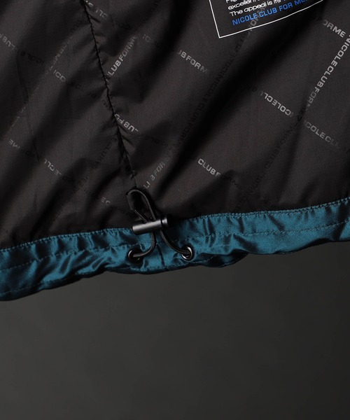 NICOLE CLUB FOR MEN（ニコルクラブフォーメン）の「ストレッチシャンブレー ダウンブルゾン（ダウンジャケット/コート・メンズ・ブラック/ブルー系/ネイビー・MEDIUM/X-LARGE/LARGE）」の21枚目の写真