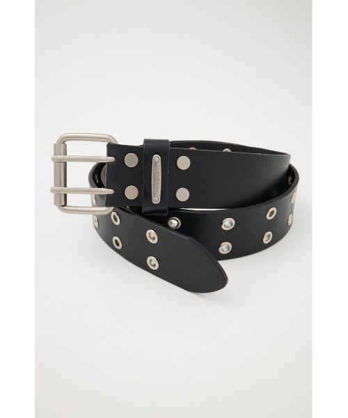 MOUSSY(マウジー)の「EYELET LEATHER ベルト(ベルト・レディース・ブラック・FREE)」の7枚目の写真