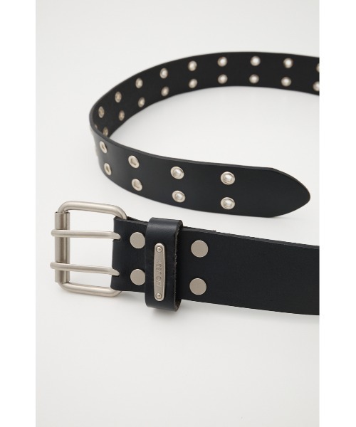 MOUSSY(マウジー)の「EYELET LEATHER ベルト(ベルト・レディース・ブラック・FREE)」の5枚目の写真