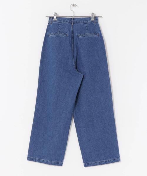 ITEMS URBANRESEARCH（アイテムズ アーバンリサーチ）の「ウエストタックデニムパンツ（デニムパンツ・レディース・ブルー/インディゴブルー・SMALL/MEDIUM）」の13枚目の写真