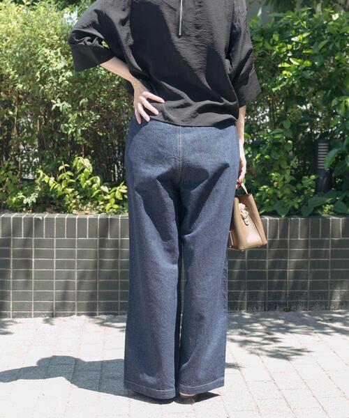 セール】ウエストタックデニムパンツ（デニムパンツ）｜ITEMS