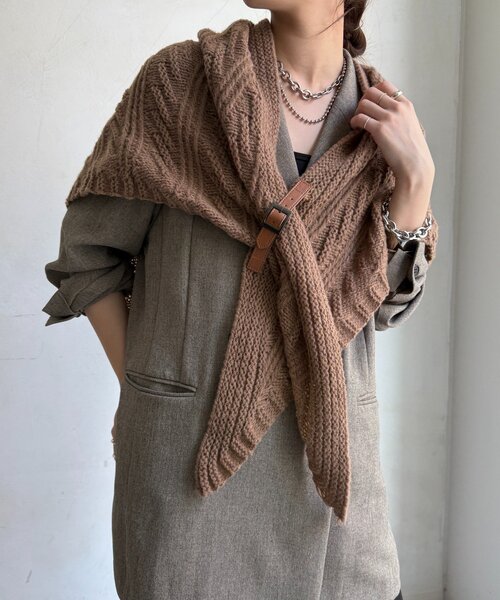 DouDou（ドゥドゥ）の「三角ストール（ストール/ショール）」 - WEAR