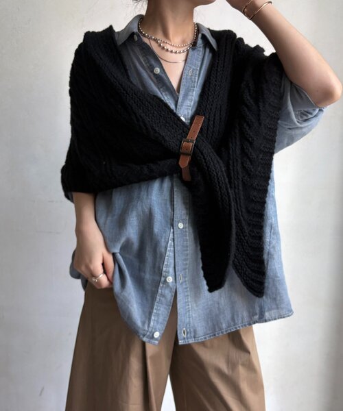 DouDou（ドゥドゥ）の「三角ストール（ストール/ショール）」 - WEAR