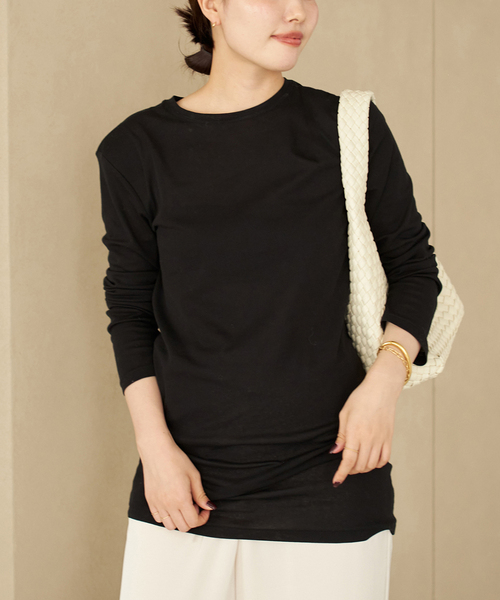 plage（プラージュ）の「《追加》SQUARE SHOULDER Tシャツ（Tシャツ