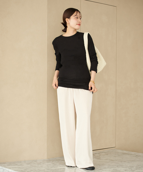 plage 新品未使用タグ付き SQUARE SHOULDER Tシャツ 追加》SQUARE SHOULDER Tシャツ（Tシャツ/カットソー）｜Plage