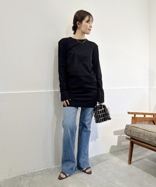 plage 新品未使用タグ付き SQUARE SHOULDER Tシャツ 追加》SQUARE SHOULDER Tシャツ（Tシャツ/カットソー）｜Plage