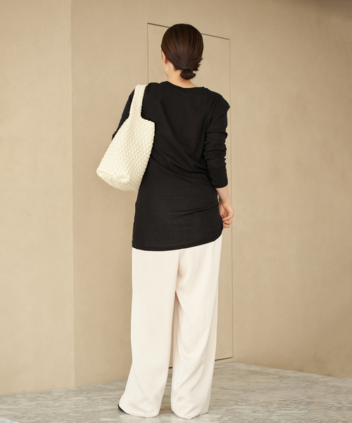 追加》SQUARE SHOULDER Tシャツ（Tシャツ/カットソー）｜Plage