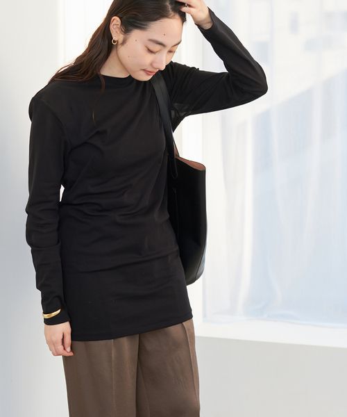 plage 新品未使用タグ付き SQUARE SHOULDER Tシャツ プラージュ Plage 《追加予約》SQUARE SHOULDER Tシャツ