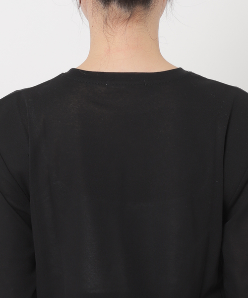 plage SQUARE SHOULDER Tシャツ （ブラック） 追加》SQUARE SHOULDER Tシャツ（Tシャツ/カットソー）｜Plage