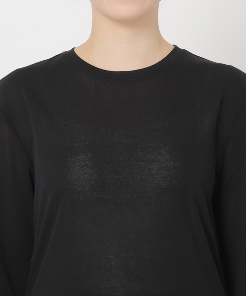 plage SQUARE SHOULDER Tシャツ （ブラック） 追加》SQUARE SHOULDER Tシャツ（Tシャツ/カットソー）｜Plage