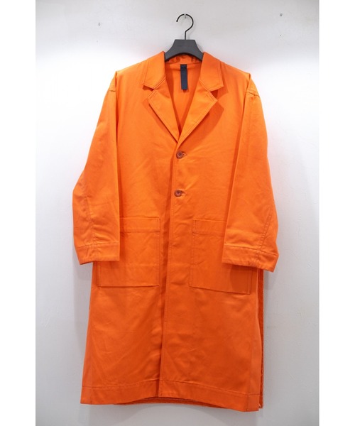 SHINYAKOZUKA(シンヤコヅカ)の「WORK COAT WITH YABIKU HENRIQUE YUDI(その他アウター・メンズ・ライトイエロー/オレンジ/ピンク・ONE SIZE)」の5枚目の写真