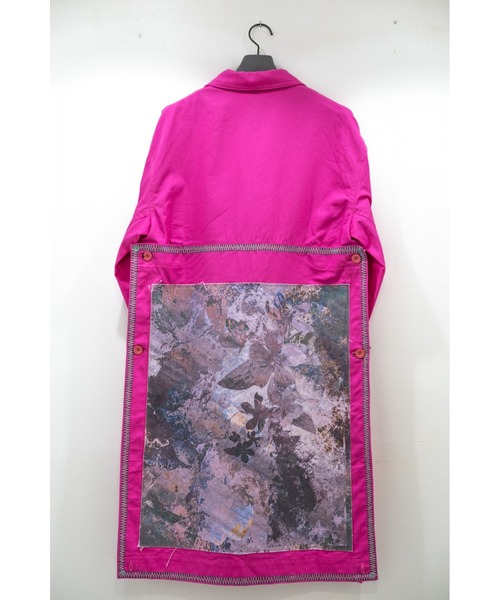 SHINYAKOZUKA(シンヤコヅカ)の「WORK COAT WITH YABIKU HENRIQUE YUDI(その他アウター・メンズ・ライトイエロー/オレンジ/ピンク・ONE SIZE)」の9枚目の写真