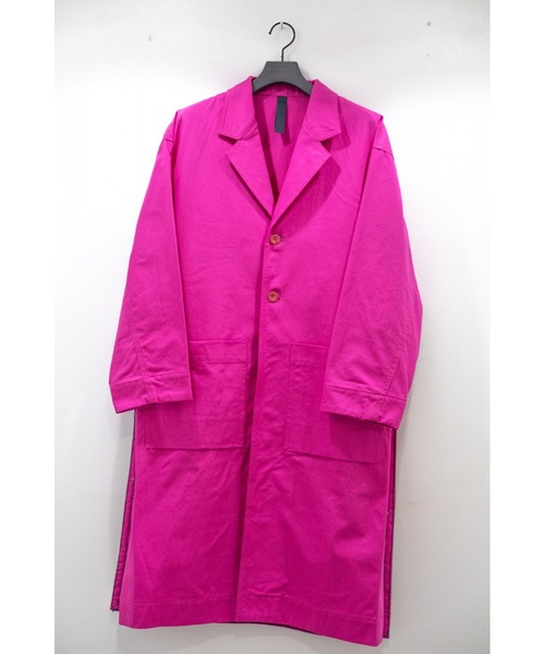 SHINYAKOZUKA(シンヤコヅカ)の「WORK COAT WITH YABIKU HENRIQUE YUDI(その他アウター・メンズ・ライトイエロー/オレンジ/ピンク・ONE SIZE)」の7枚目の写真