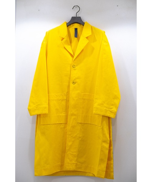 SHINYAKOZUKA(シンヤコヅカ)の「WORK COAT WITH YABIKU HENRIQUE YUDI(その他アウター・メンズ・ライトイエロー/オレンジ/ピンク・ONE SIZE)」の6枚目の写真