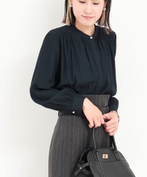 MICO COULIER | パウダーサテンブラウス(シャツ/ブラウス)