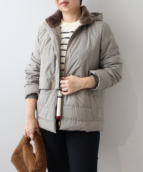 エムビー ミントブリーズ　（MB mint breeze）/【大きいサイズ】フライヨークダウンジャケット セール】【L～6L 大きいサイズ】フライヨークダウンジャケット（ダウン