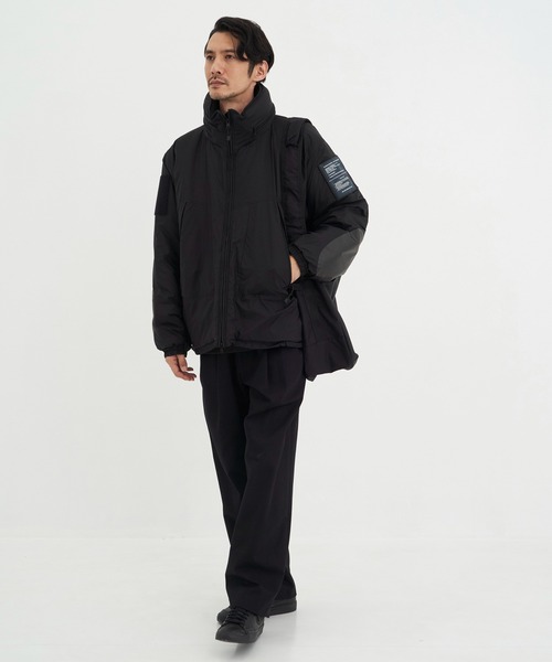 WHITE MOUNTAINEERING(ホワイトマウンテニアリング)の「【White Mountaineering / ホワイトマウンテニアリング】WM×BRIEFING HOBO SHOULDER TALL(ショルダーバッグ・メンズ・ブラック・FREE)」の12枚目の写真