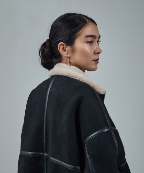 WEB限定】ムートンライクショートコート（ムートンコート）｜SALON