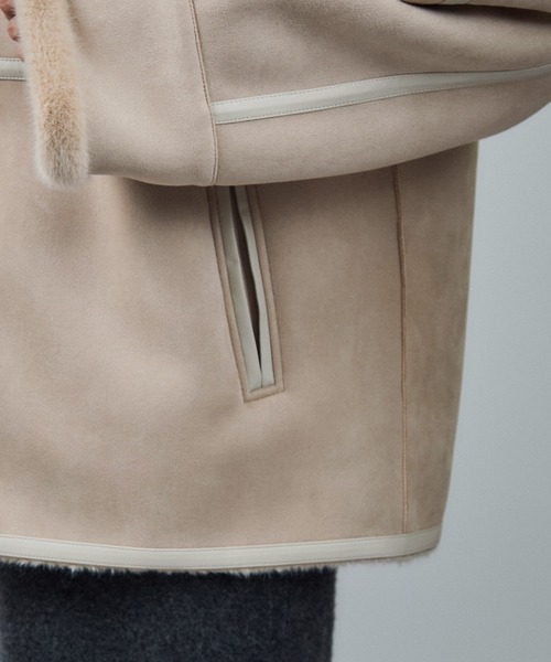 2XL【新品】ETRO エトロ リアルムートンコート 英字新聞 花柄カットワーク 2XL【新品】ETRO エトロ リアルムートンコート 英字新聞 花柄