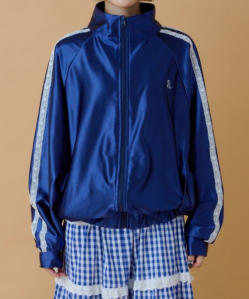 w closet（ダブルクローゼット）の「【あみこ企画】肩レーストラックジャケット（その他アウター・レディース・ネイビー/ピンク・FREE）」の21枚目の写真