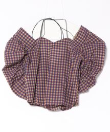 Ameri（アメリ）の「半袖ブラウス（シャツ/ブラウス）」