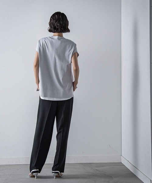 セール】”一枚でもレイヤードにも”ラメニットジレ≪手洗い可能