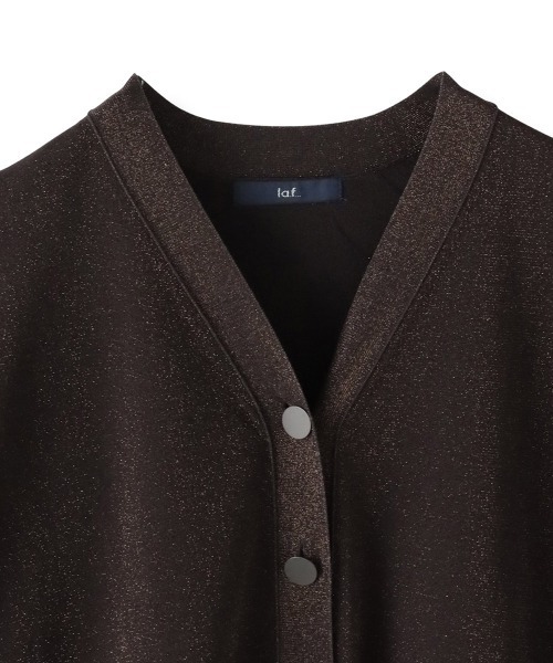 セール】”一枚でもレイヤードにも”ラメニットジレ≪手洗い可能