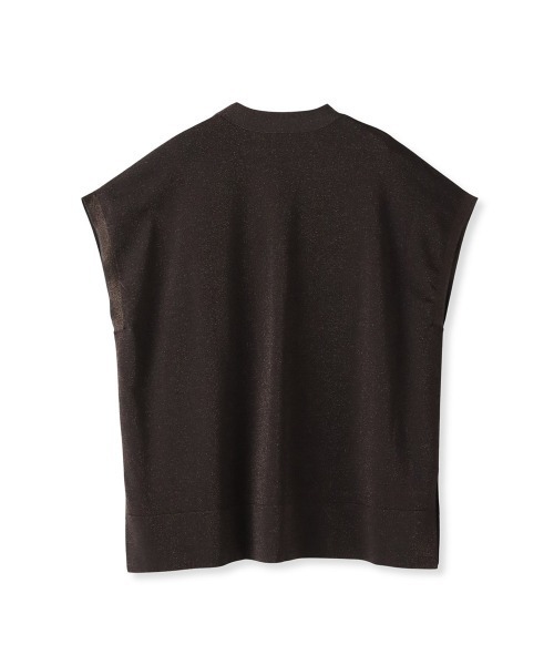 セール】”一枚でもレイヤードにも”ラメニットジレ≪手洗い可能