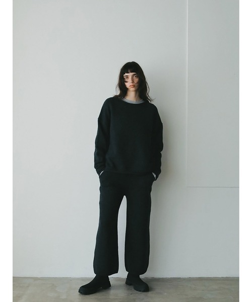 HER.(ハー)の「C/Wニットプルオーバー(ニット/セーター・レディース・チャコールグレー/ライトグレー・フリー)」の14枚目の写真