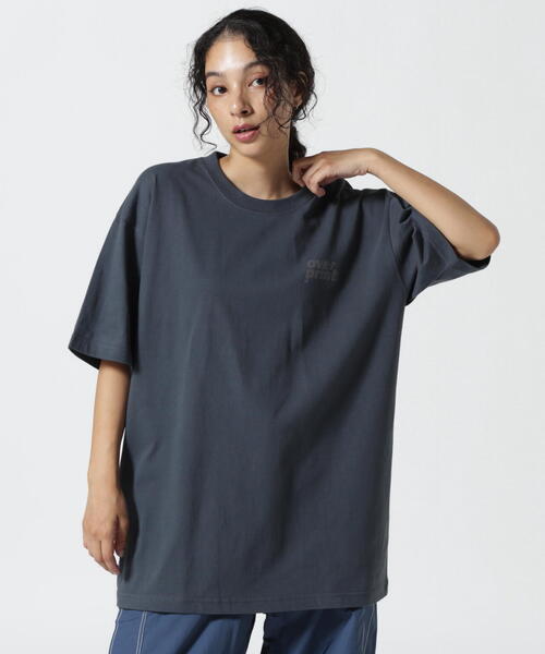 over print(オーバープリント)の「overprint/オーバープリント/OVER TEE(Tシャツ/カットソー・メンズ・ホワイト/イエロー/レッド/ダークグリーン系/ラベンダー/ネイビー/ブルー/チャコールグレー/ブラック・S/XL/L/M)」の5枚目の写真