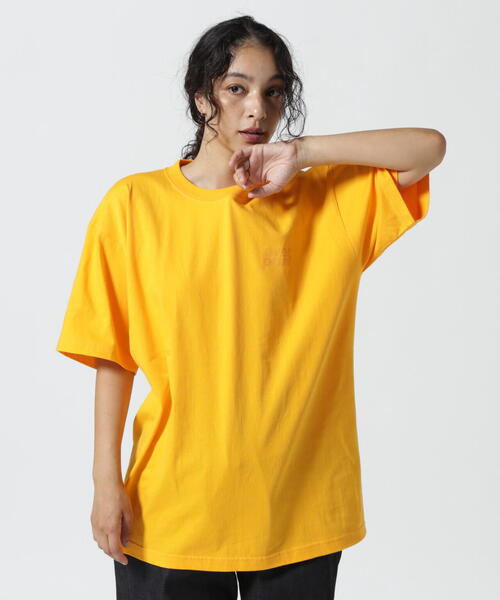 over print(オーバープリント)の「overprint/オーバープリント/OVER TEE(Tシャツ/カットソー・メンズ・ホワイト/イエロー/レッド/ダークグリーン系/ラベンダー/ネイビー/ブルー/チャコールグレー/ブラック・S/XL/L/M)」の8枚目の写真