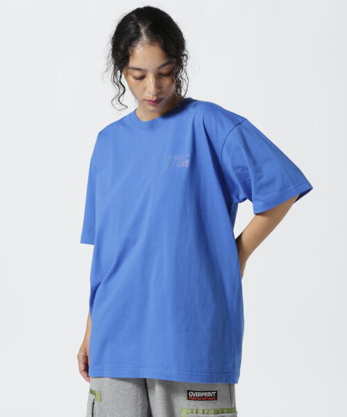over print(オーバープリント)の「overprint/オーバープリント/OVER TEE(Tシャツ/カットソー・メンズ・ホワイト/イエロー/レッド/ダークグリーン系/ラベンダー/ネイビー/ブルー/チャコールグレー/ブラック・S/XL/L/M)」の6枚目の写真