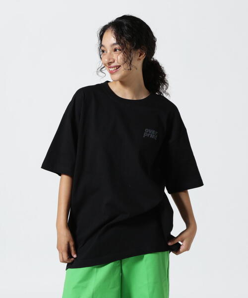 over print(オーバープリント)の「overprint/オーバープリント/OVER TEE(Tシャツ/カットソー・メンズ・ホワイト/イエロー/レッド/ダークグリーン系/ラベンダー/ネイビー/ブルー/チャコールグレー/ブラック・S/XL/L/M)」の2枚目の写真