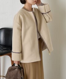 【体系カバー】テープラインコクーンコート