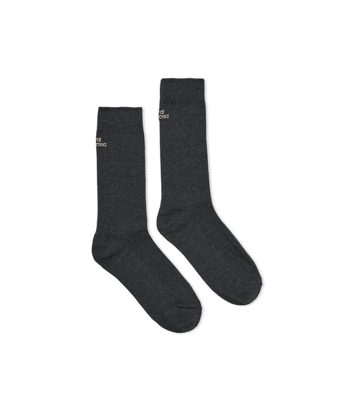 Mardi Mercredi(マルディメクルディ)の「SOCKS ESSENTIAL / ソックス エッセンシャル(ソックス/靴下・レディース・バーガンディー/ブラウン/ブルー/チャコールグレー/グレー/ヘザーグレー/ブラック/マスタード/ネイビー/ダークベージュ/オートミール・FREE)」の3枚目の写真
