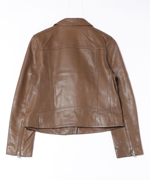 ALLSAINTS(オールセインツ)の「DALBY SLIM FIT LEATHER BIKER JACKET | DALBY スリム フィット レザー バイカー ジャケット(ライダースジャケット・レディース・グリーン系その他・4/6/10/12/8)」の6枚目の写真