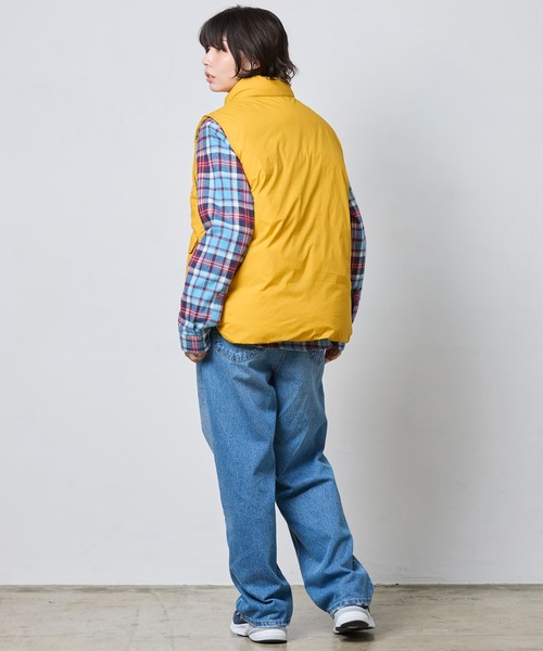 L.L.Bean(エルエルビーン)の「【JAPAN EDITION】ホールデン・ダウン・ベスト(ダウンベスト・レディース・ストーン/グレイッシュブルー/イエロー系・MEDIUM)」の20枚目の写真