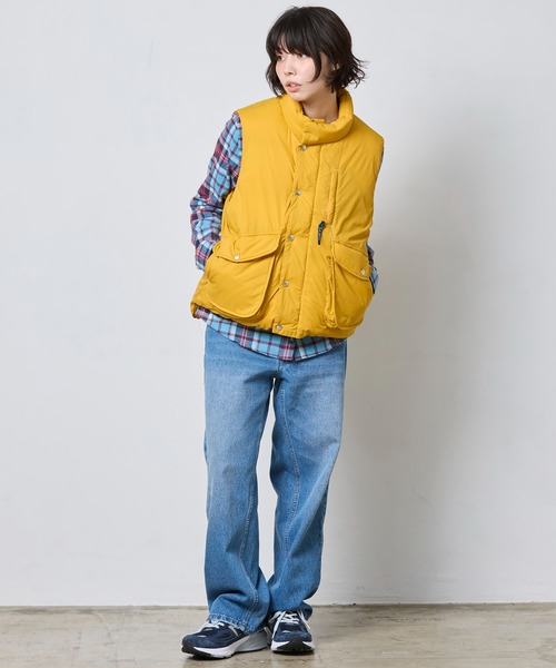 L.L.Bean(エルエルビーン)の「【JAPAN EDITION】ホールデン・ダウン・ベスト(ダウンベスト・レディース・ストーン/グレイッシュブルー/イエロー系・MEDIUM)」の16枚目の写真