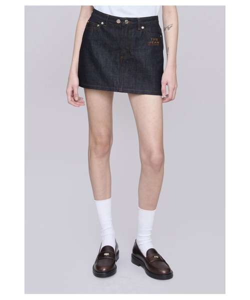 A.P.C.(アーペーセー)の「THE MINI SKIRT / A.P.C. x MARC JACOBS(スカート・レディース・ネイビー・34/36)」の6枚目の写真