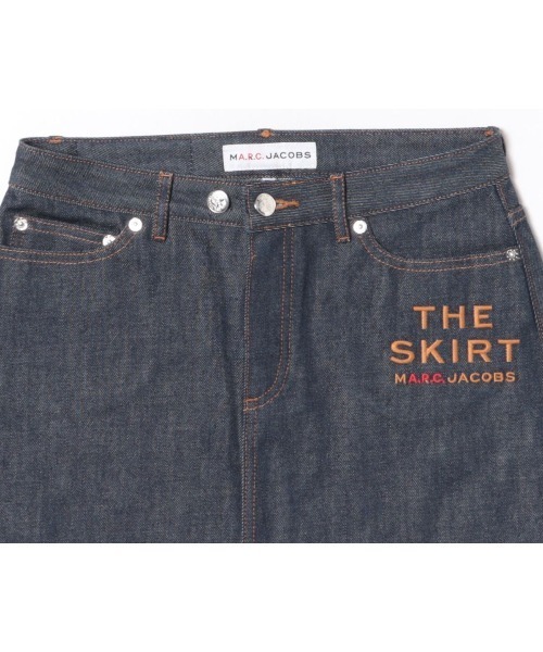 A.P.C.(アーペーセー)の「THE MINI SKIRT / A.P.C. x MARC JACOBS(スカート・レディース・ネイビー・34/36)」の7枚目の写真