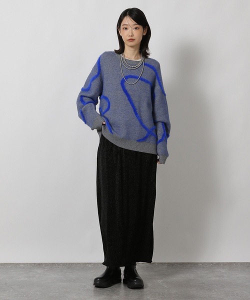 LAKOLE(ラコレ)の「楊柳ベロアナロースカート / 602797(スカート・レディース・ブラック/カーキ/モカ・FREE)」の4枚目の写真